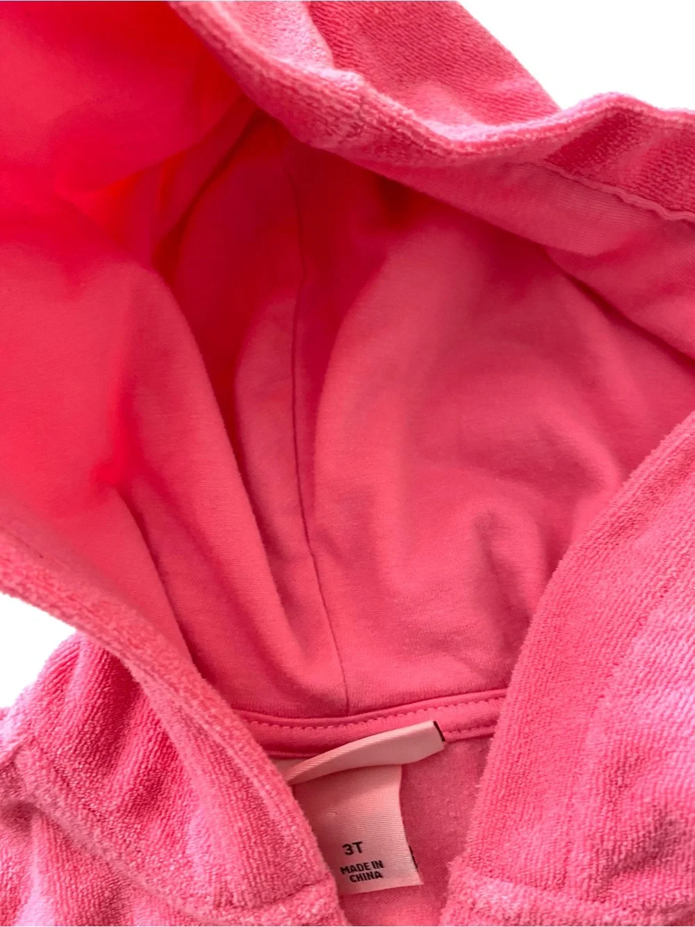 Juicy Couture Girls Hot Pink Fleece Hoodie Set 3T Zip Front Jacket Pull on Pants